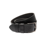 Morrison Full-Grain Cinturón de Cuero para Hombre in Classic 100% Full-Grain Leather - Full Exterior Front Profile View | Comprar online