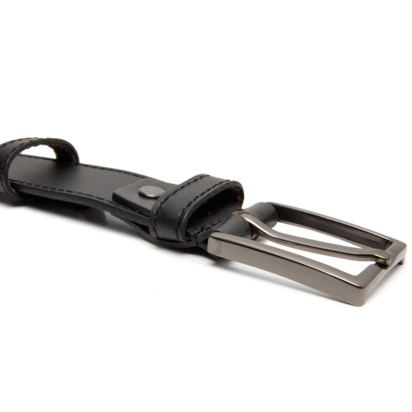 Tostadoaro Full-Grain Cinturón de Cuero para Hombre