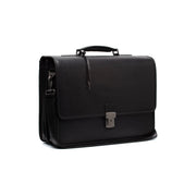
Glenwood Cuero Flor Integral Briefcase para Hombre en clásico 100% cuero flor integral - Full Exterior Vista frontal y silueta entallada | Comprar online