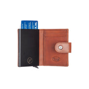 Barrea Full-Grain Leather Card Holder para Mujer – Vista alternativa del producto 3