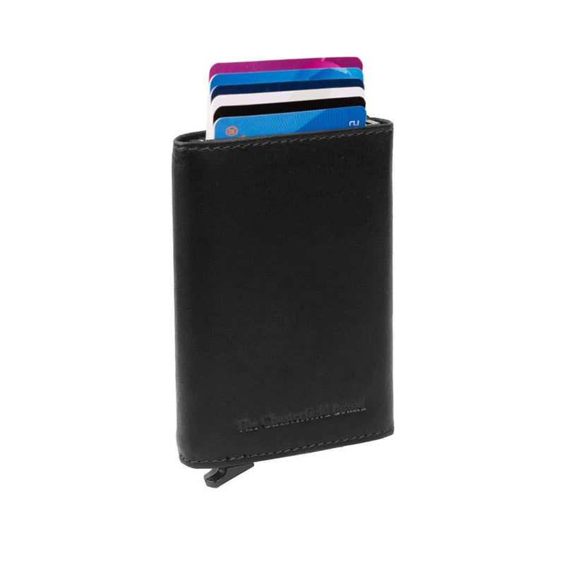 Lancaster Full-Grain Leather Card Holder para Mujer