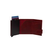 Mannheim Full-Grain Leather Card Holder para Mujer – Vista alternativa del producto 3