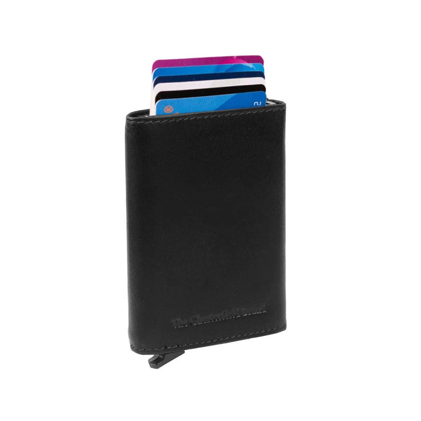 Palma Full-Grain Leather Card Holder para Mujer