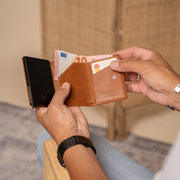 Palma Full-Grain Leather Card Holder para Mujer – Vista alternativa del producto 3