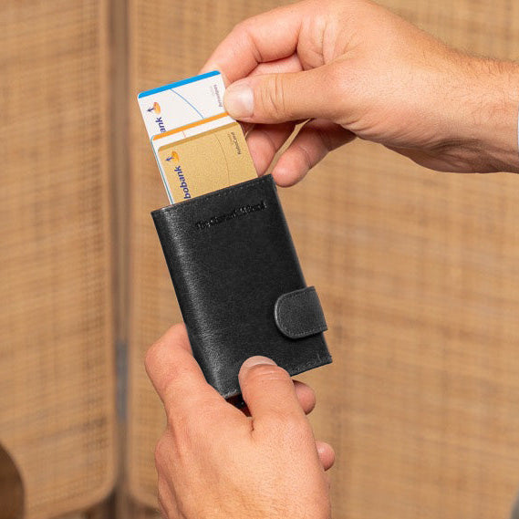Portland Full-Grain Leather Card Holder para Mujer