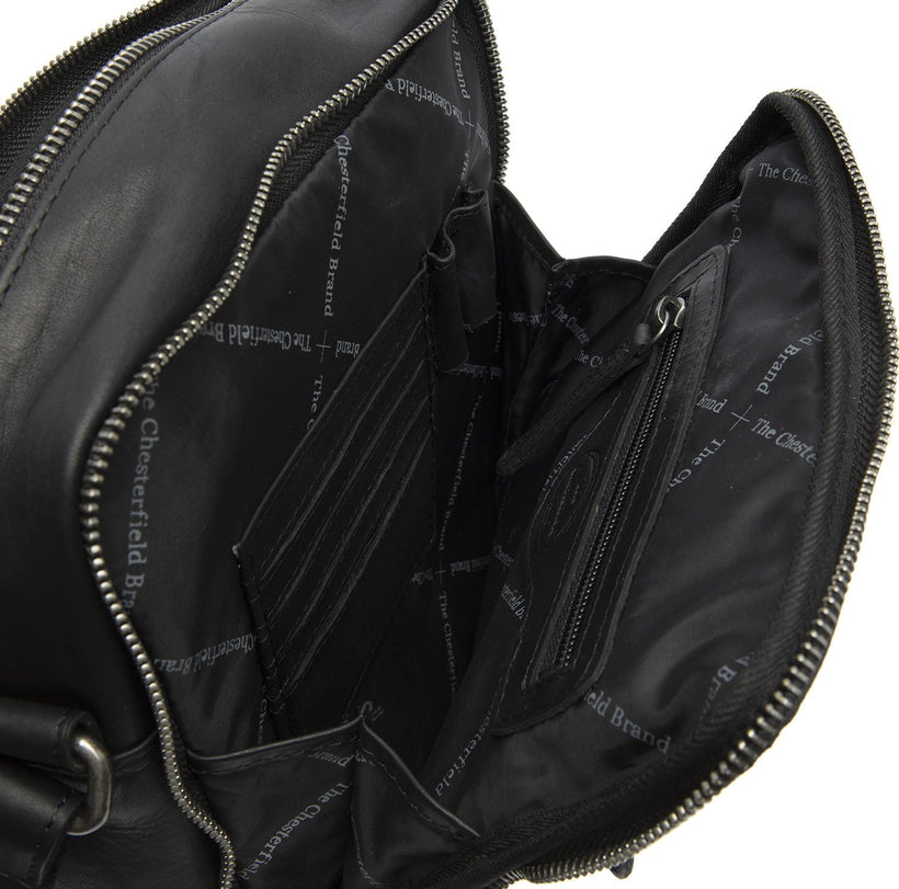 Alva Full-Grain Leather Crossbody Bag para Hombre