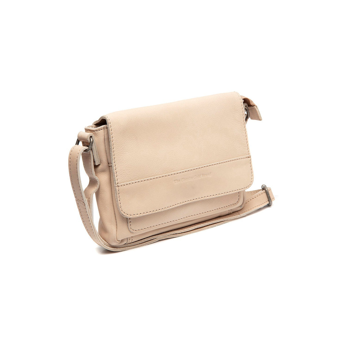 Ann Full-Grain Leather Crossbody Bag para Mujer in Classic 100% Full-Grain Leather - Full Exterior Front Profile View | Comprar online