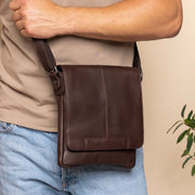 Bodin Full-Grain Leather Crossbody Bag para Mujer – Vista alternativa del producto 2