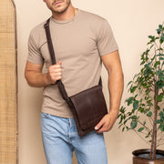 Bodin Full-Grain Leather Crossbody Bag para Mujer – Vista alternativa del producto 3