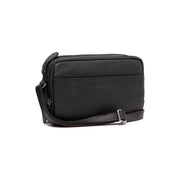 
Ellon Bandolera de cuero flor en clásico 100% cuero flor integral - Full Exterior Vista frontal y silueta entallada | Comprar online