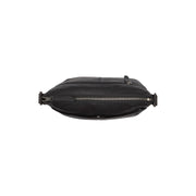 Solid Antique Brass Hardware &amp; Heavy-Duty Dual Zipper Detail on Henderson Full-Grain Leather Crossbody Bag para Mujer