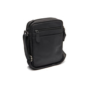 Laveno Full-Grain Leather Crossbody Bag para Hombre in Classic 100% Full-Grain Leather - Full Exterior Front Profile View | Comprar online
