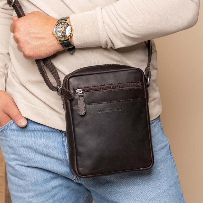 Laveno Full-Grain Leather Crossbody Bag para Hombre – Vista alternativa del producto 2