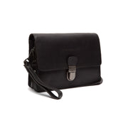 Lucca Full-Grain Leather Crossbody Bag para Mujer in Classic 100% Full-Grain Leather - Full Exterior Front Profile View | Comprar online