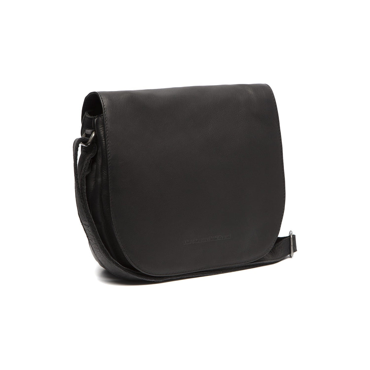Millie Full-Grain Leather Crossbody Bag para Mujer in Classic 100% Full-Grain Leather - Full Exterior Front Profile View | Comprar online