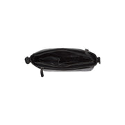 Mumbai Full-Grain Leather Crossbody Bag para Mujer - Structured Side Profile Showing Gusset Depth &amp; Expansion Capacity