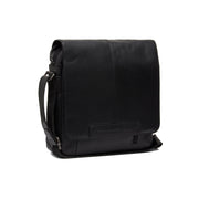 Raphael Full-Grain Leather Crossbody Bag para Hombre in Classic 100% Full-Grain Leather - Full Exterior Front Profile View | Comprar online