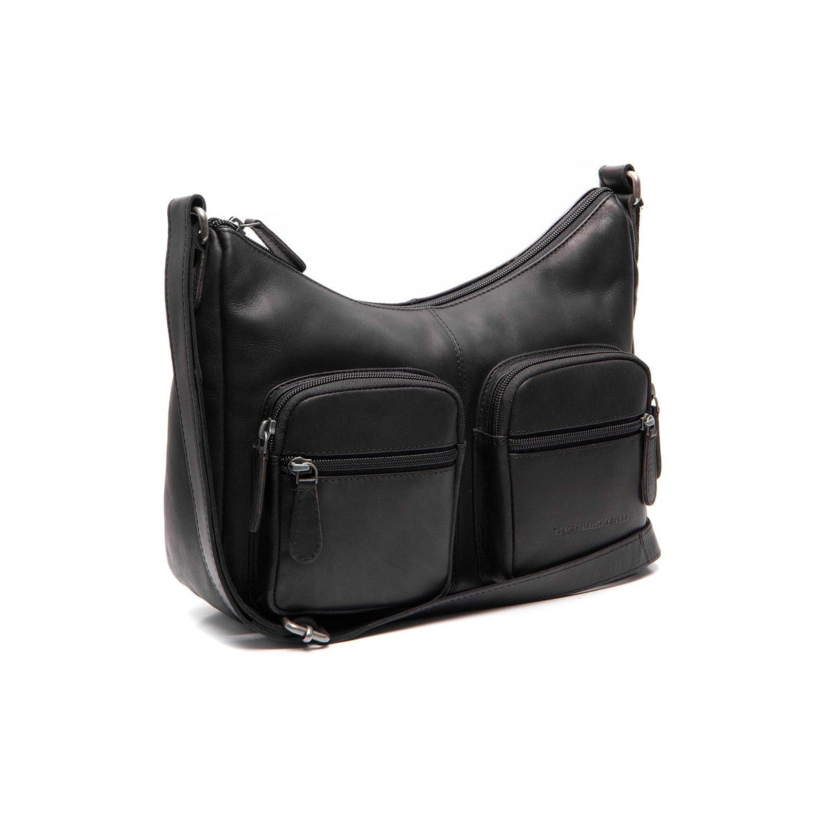 Valenora Full-Grain Leather Crossbody Bag para Mujer in Classic 100% Full-Grain Leather - Full Exterior Front Profile View | Comprar online