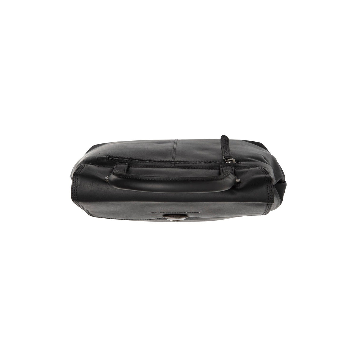 Angera Full-Grain Leather Handbag para Mujer - Vista de perfil lateral con corte ergonómico de manga