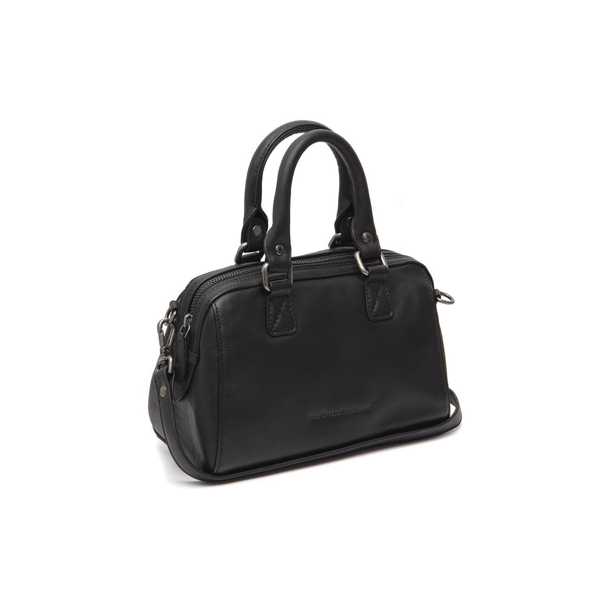 Dalford Full-Grain Leather Handbag para Mujer in Classic 100% Full-Grain Leather - Vista frontal y silueta a medida | Comprar online