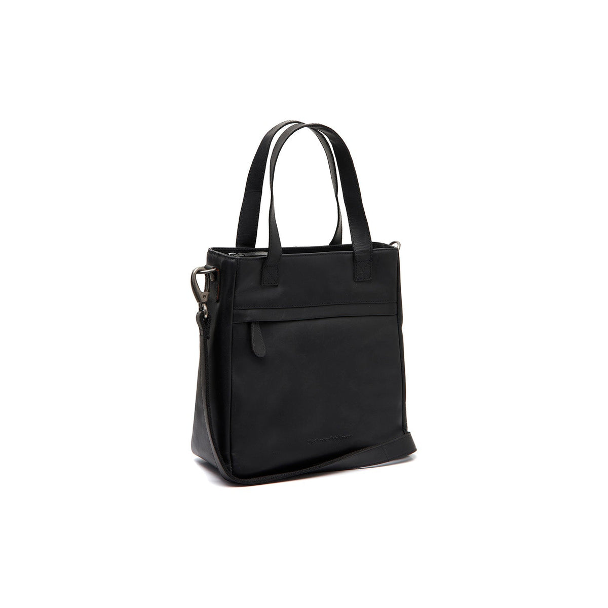 Lingfield Full-Grain Leather Handbag para Mujer in Classic 100% Full-Grain Leather - Vista frontal y silueta a medida | Comprar online