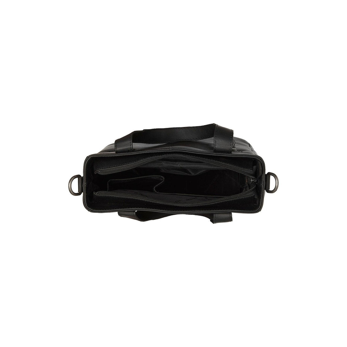 Lingfield Full-Grain Leather Handbag para Mujer - Vista de perfil lateral con corte ergonómico de manga
