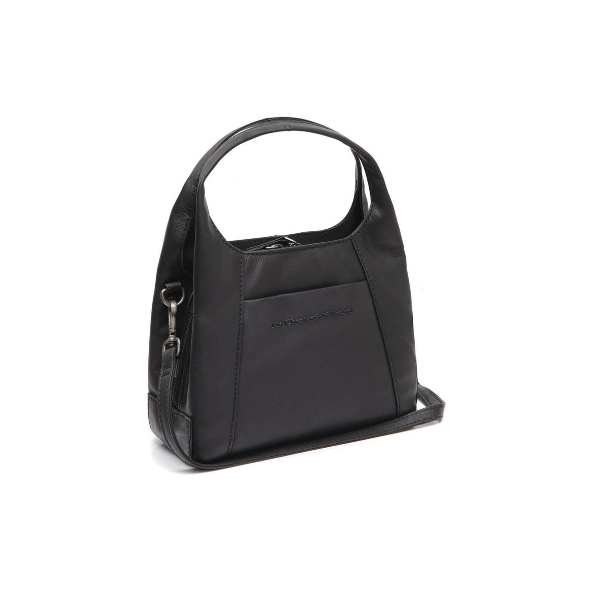 
Lunera Bolso de mano de cuero flor en clásico 100% cuero flor integral - Vista frontal y silueta entallada | Comprar online
