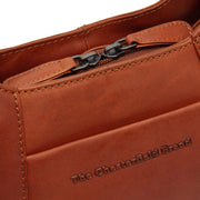 
Cognac Leather Handbag Lunera, detail view 4
