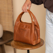 
Lunera Bolso de mano de cuero flor – alternate product view 2