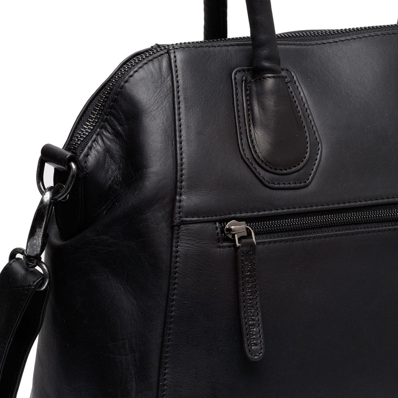 Marsala Full-Grain Leather Handbag para Mujer