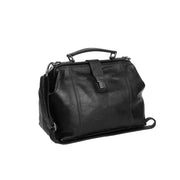 Shaun Full-Grain Leather Handbag para Mujer in Classic 100% Full-Grain Leather - Vista frontal y silueta a medida | Comprar online