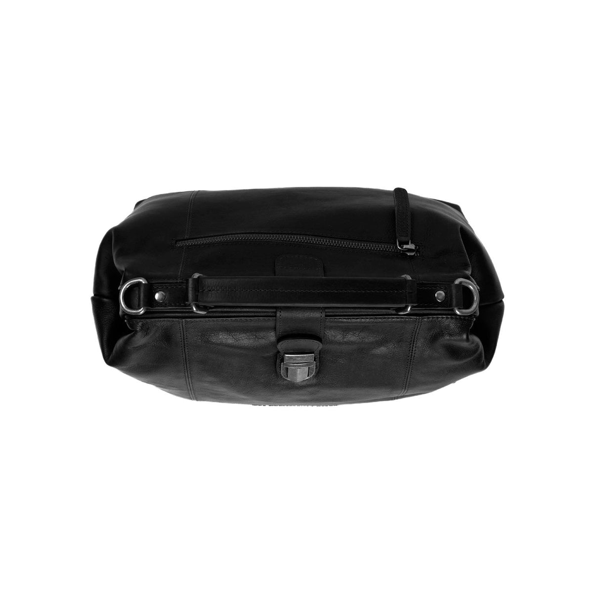 Shaun Full-Grain Leather Handbag para Mujer - Vista de perfil lateral con corte ergonómico de manga