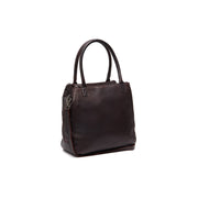 Tailored Rib Cuffs &amp; Hem Craftsmanship Construction Detail on Solvin Full-Grain Leather Handbag para Mujer