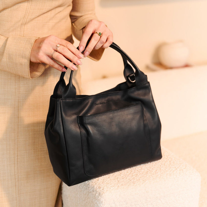 Tenara Full-Grain Leather Handbag para Mujer