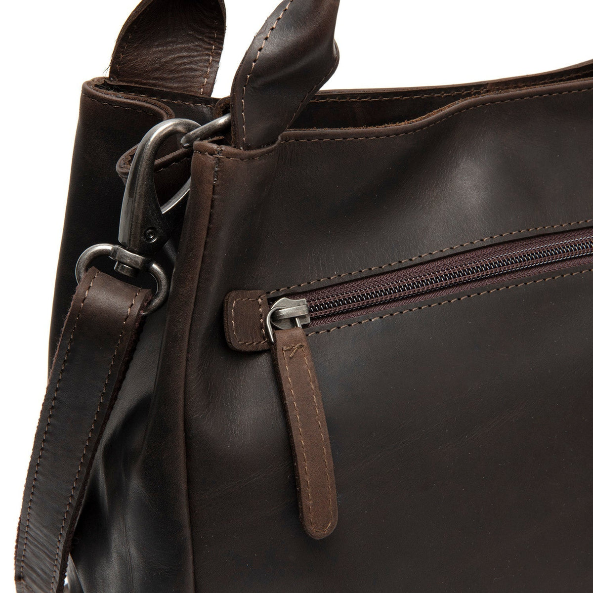Tenara Full-Grain Leather Handbag para Mujer – Vista alternativa del producto 3