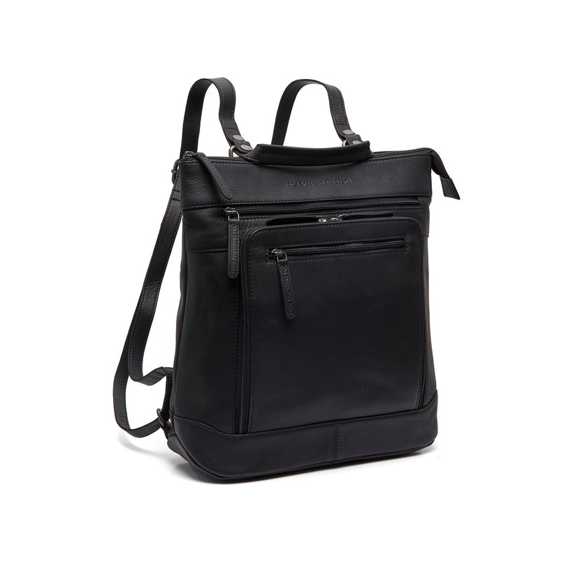 Caldero Full-Grain Leather Laptop Backpack para Mujer