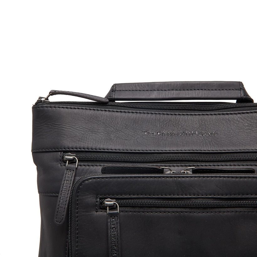 Caldero Full-Grain Leather Laptop Backpack para Mujer