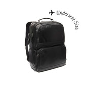 Lennox Full-Grain Leather Laptop Backpack para Mujer in Classic 100% Full-Grain Leather - Full Exterior Front Profile View | Comprar online