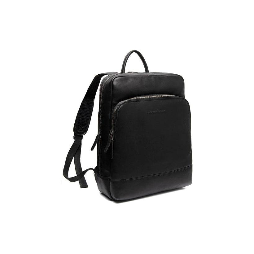 Nicola Full-Grain Leather Laptop Backpack para Mujer