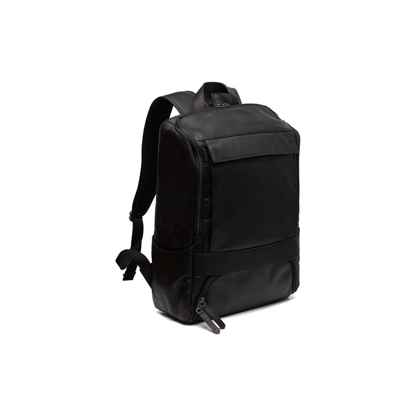 Rich Full-Grain Leather Laptop Backpack para Hombre