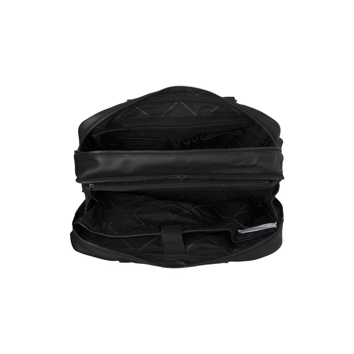 Vista interior Showing Dedicated Padded Laptop Sleeve &amp; Multi-Compartment Organization