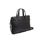 Elvas Full-Grain Leather Laptop Bag para Mujer in Classic 100% Full-Grain Leather - Full Exterior Front Profile View | Comprar online