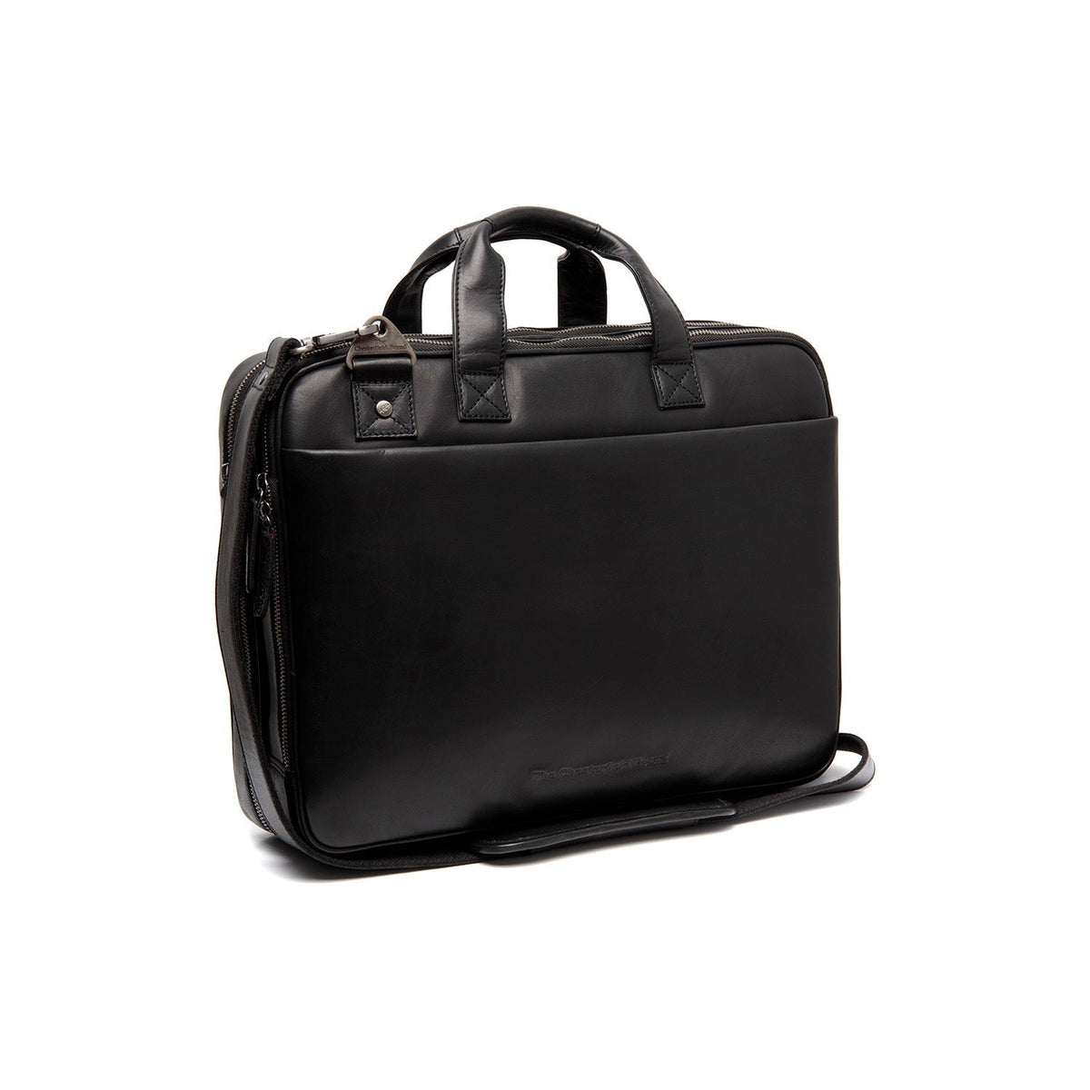 
Iseo Maletín para portátil de cuero flor en clásico 100% cuero flor integral - Full Exterior Vista frontal y silueta entallada | Comprar online