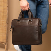 Montara Full-Grain Leather Laptop Bag para Mujer – Vista alternativa del producto 2
