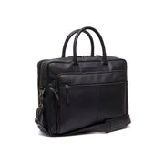 Tacama Full-Grain Leather Laptop Bag para Mujer in Classic 100% Full-Grain Leather - Full Exterior Front Profile View | Comprar online