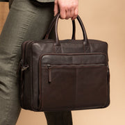 Tacama Full-Grain Leather Laptop Bag para Mujer – Vista alternativa del producto 2