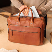 Tacama Full-Grain Leather Laptop Bag para Mujer – Vista alternativa del producto 3