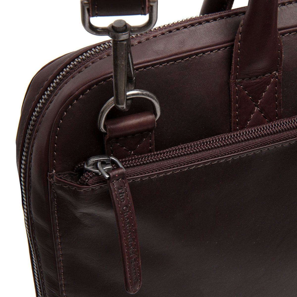 Tilbury Full-Grain Leather Laptop Bag para Mujer – Vista alternativa del producto 2
