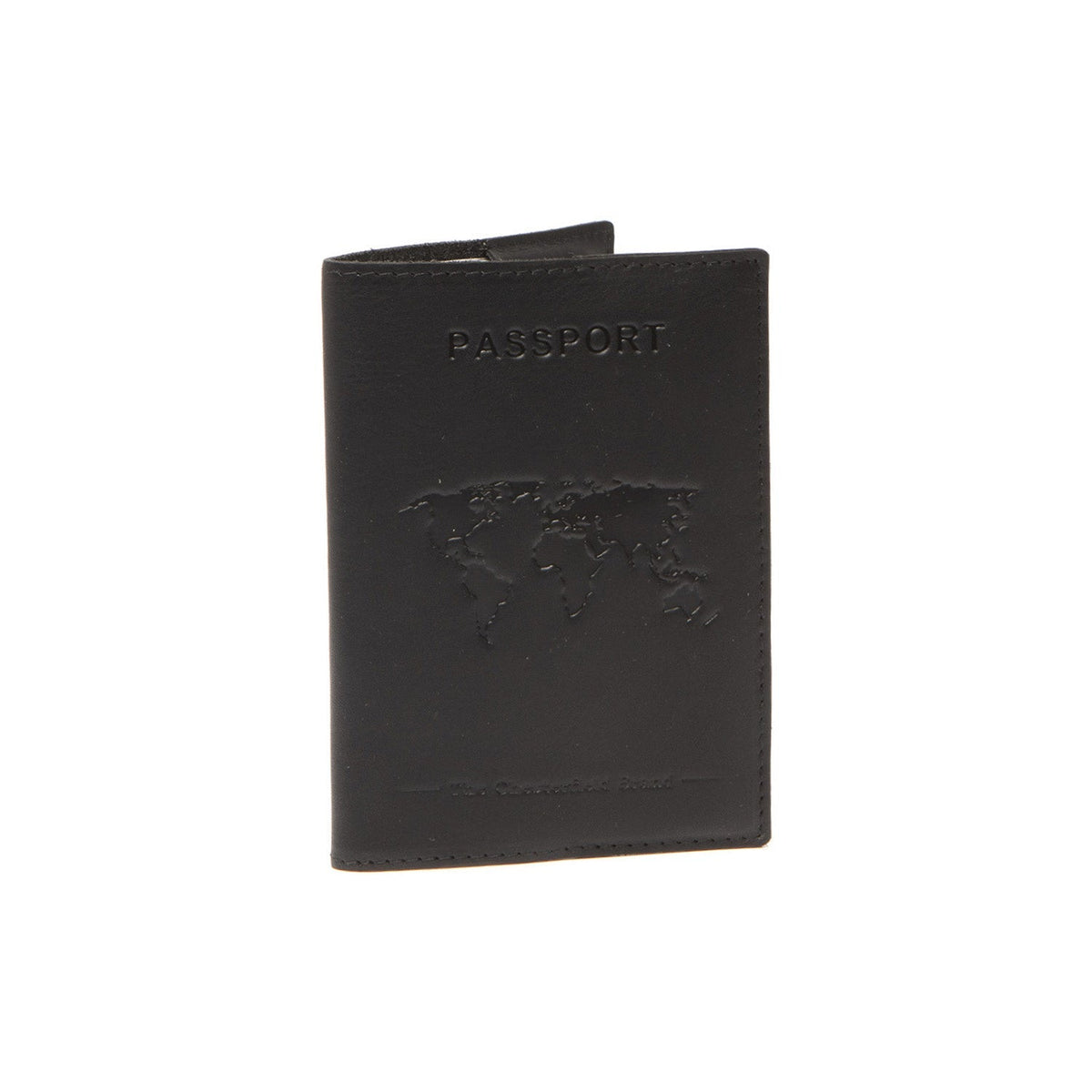 Leather Passport Case para Mujer in Classic 100% Full-Grain Leather - Vista frontal y silueta a medida | Comprar online