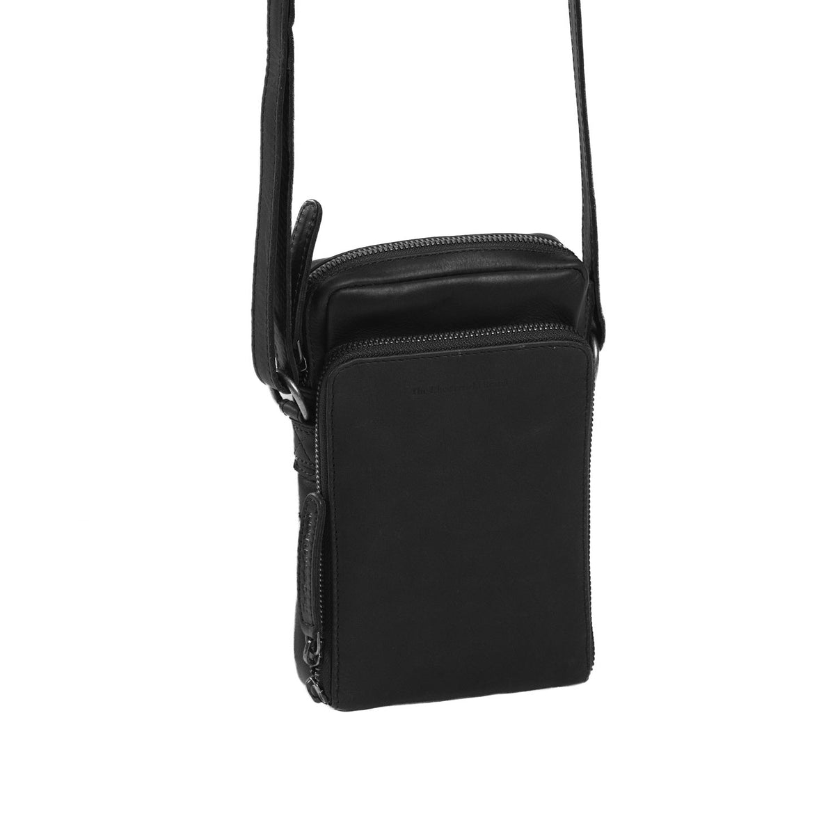 Hamilton Full-Grain Leather Phone Bag para Mujer in Classic 100% Full-Grain Leather - Vista frontal y silueta a medida | Comprar online